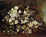 Flowering Apple Tree Branch by Gustave Courbet